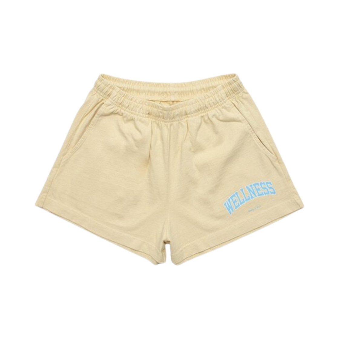 (W) 스포티 앤 리치 웰니스 쇼츠 아몬드((W) Sporty & Rich Wellness Shorts Almond)