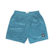 Stone Island B0943 Nylon Metal Swimming Trunk Turquoise - 21SS