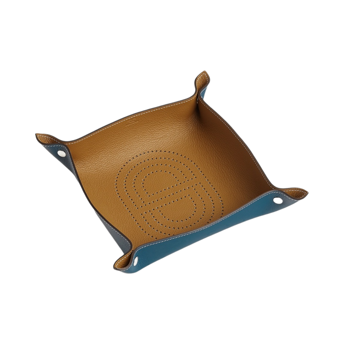 에르메스 미제스 에 릴랜시스 인 더 루프 체인지 트레이 크라프트 블루 리게이트(Hermes Mises et Relances In The Loop Change Tray Kraft Bleu Regate) - 1