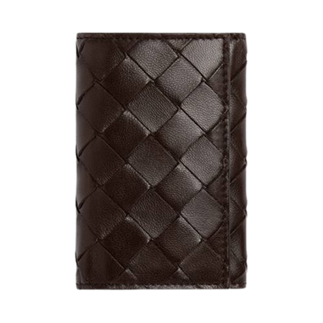 755896VCPP22127 Bottega Veneta Intrecciato Folded Key Case Fondant