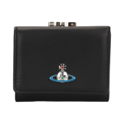 Vivienne Westwood Nappa Leather Small Frame Wallet Black