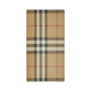 Burberry Vintage Check Leather Continental Wallet Archive Beige