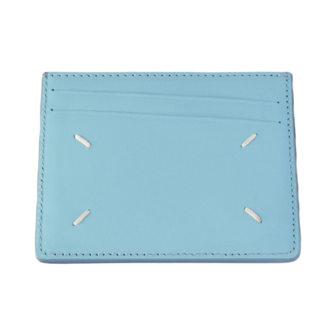 메종 마르지엘라 포 스티치 카드 홀더 아쿠아(Maison Margiela Four Stitches Card Holder Aqua) - 1