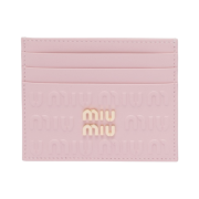 Miu Miu Leather Card Holder Alabaster Pink
