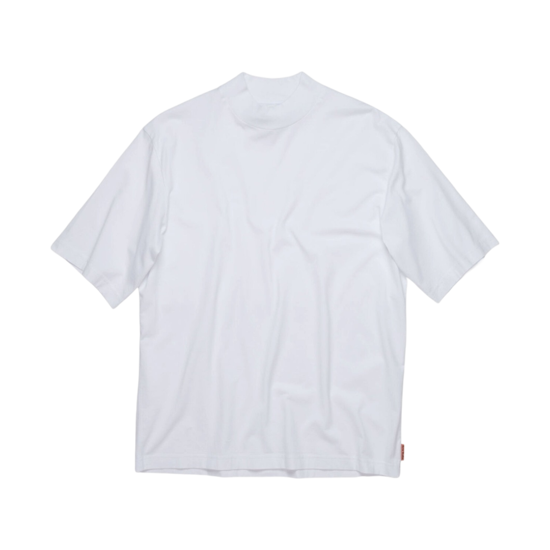 아크네 스튜디오 모크넥 티셔츠 옵틱 화이트(Acne Studios Mockneck T-Shirt Optic White) - 1