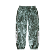 Supreme Crushed Velvet Track Pant Olive - 23FW