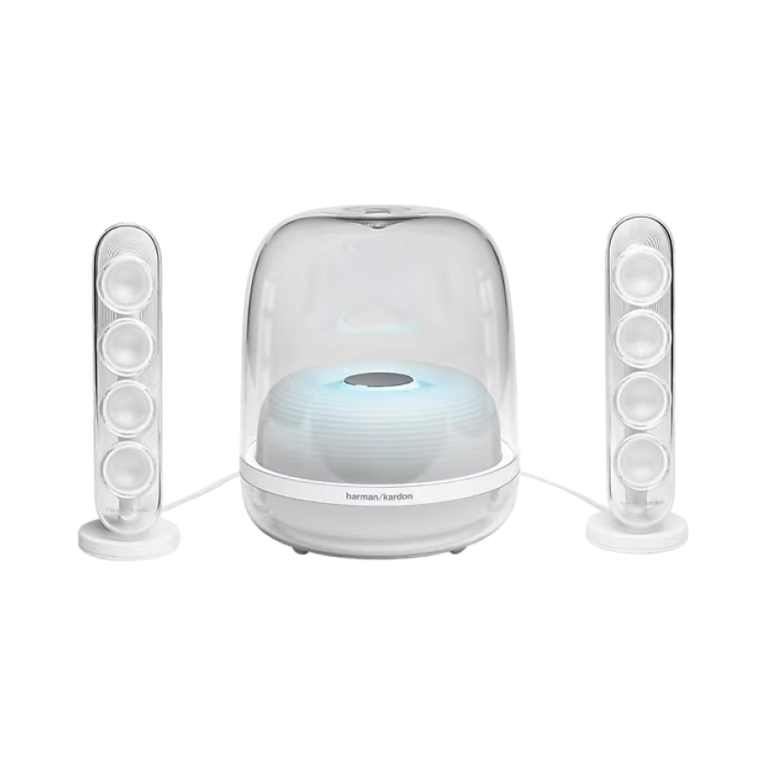 하만카돈 사운드 스틱 4 블루투스 스피커 화이트 (국내 정식 발매 제품)(Harman Kardon Sound Sticks 4 Bluetooth Speaker White (Korean Ver.))