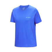 (W) Arc'teryx Kragg SL Cotton Blurred Bird Crew SS T-Shirt Electra Phosphorescent