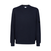 C.P. Company Diagonal Raised Fleece Sweatshirt Navy - 21FW