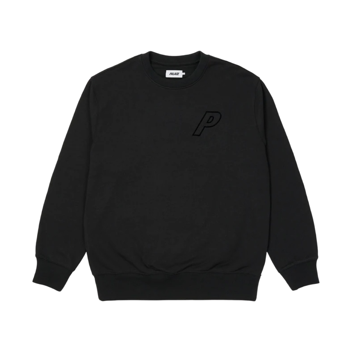 팔라스 트라이스티치 크루넥 블랙 - 22SS(Palace Tri-Stitch Crew Black - 22SS) - 2