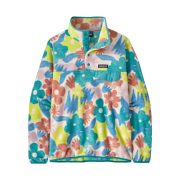 (W) Patagonia Lightweight Synchilla Snap-T Fleece Pullover Channeling Spring