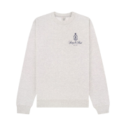 Sporty & Rich Made In USA Crewneck Heather Grey Navy