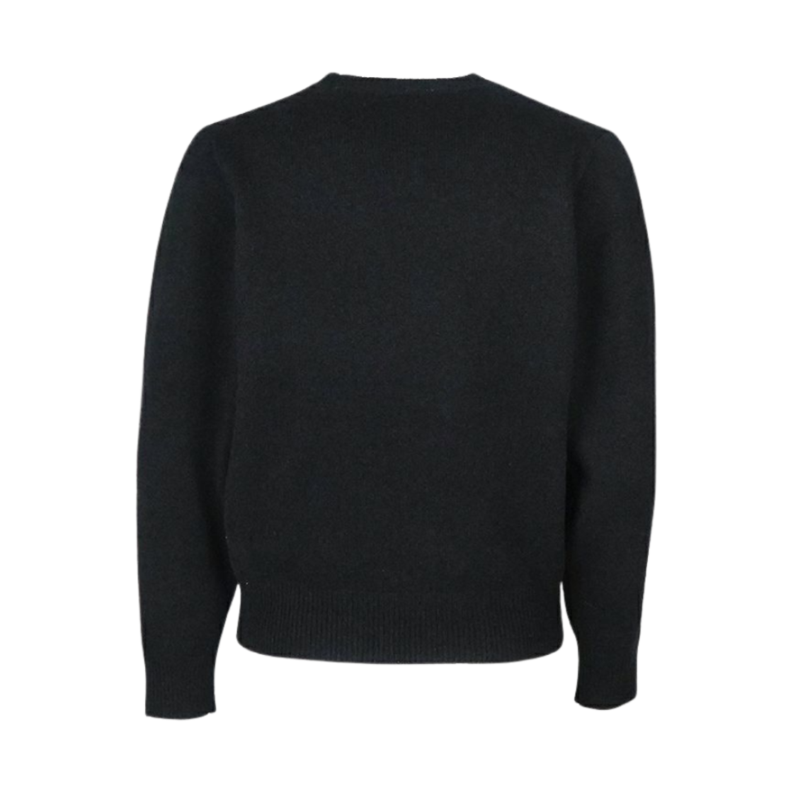 코모리 램스울 크루넥 니트 블랙 - 24AW(Comoli Lambswool Crew Neck Knit Black - 24AW) - 2