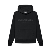 (Kids) Essentials Pull-Over Hoodie Black - 21SS