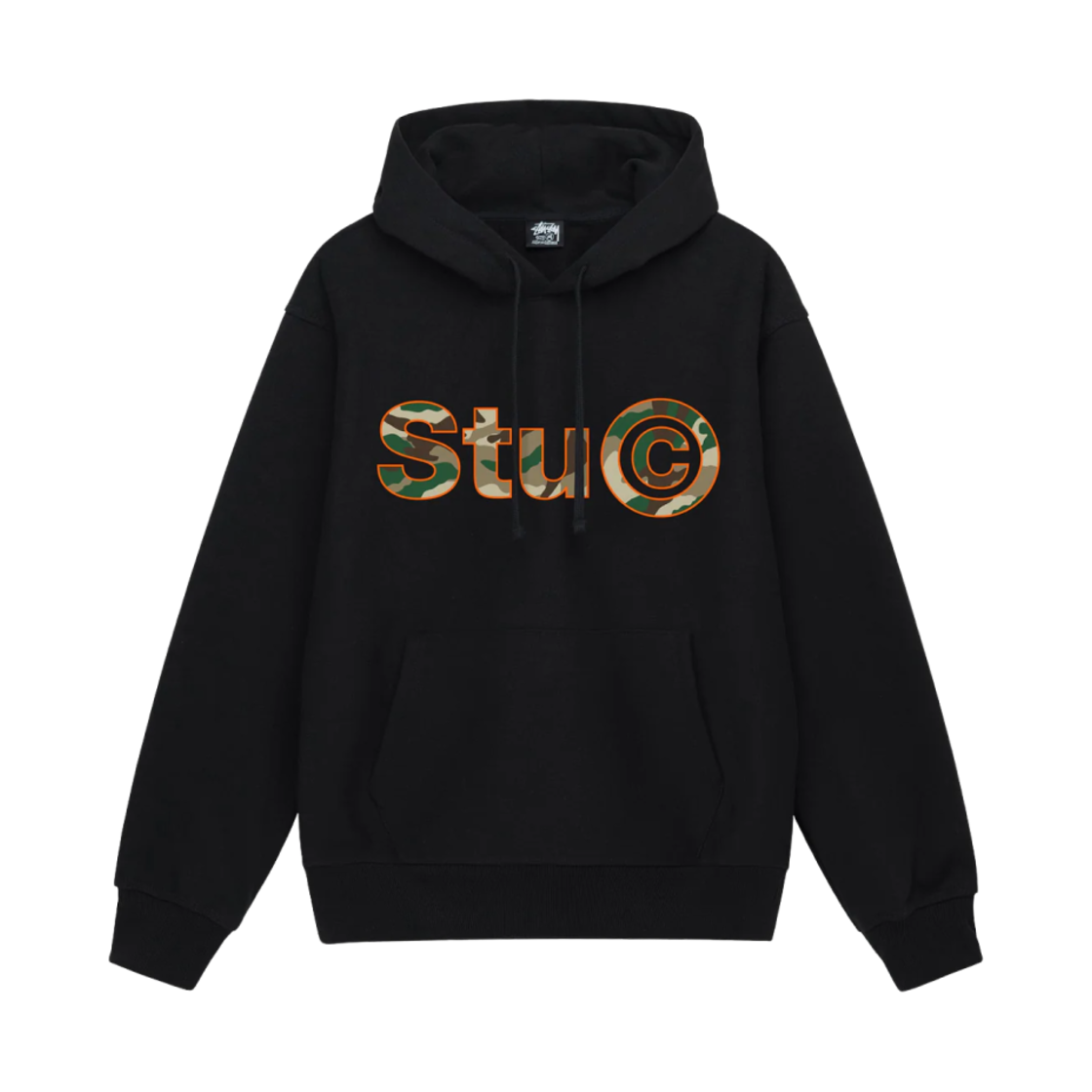 스투시 Stu C. 후드 블랙(Stussy Stu C. Hoodie Black) - 1