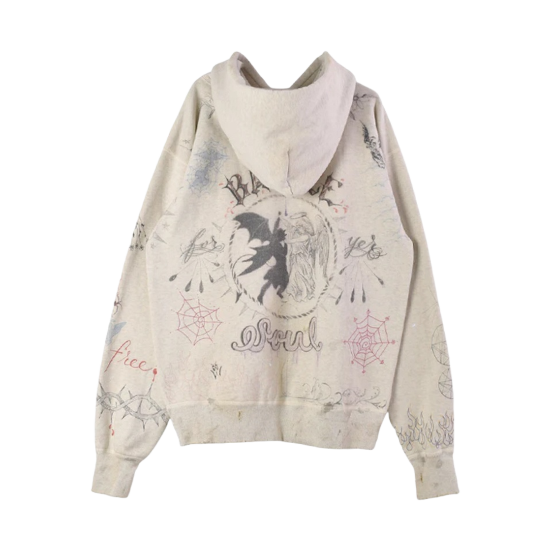 세인트 마이클 닥터 우 후드 그레이 - 21AW(Saint Mxxxxxx Dr. Woo Hoodie Gray - 21AW) - 2