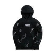 Kith City Script Hoodie Black