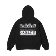 Supreme On God Hooded Sweatshirt Black - 24FW