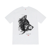 Supreme x Yohji Yamamoto Scribble Wolf T-Shirt White - 20FW