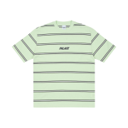 Palace Duo Stripe T-Shirt Lime - 24SS