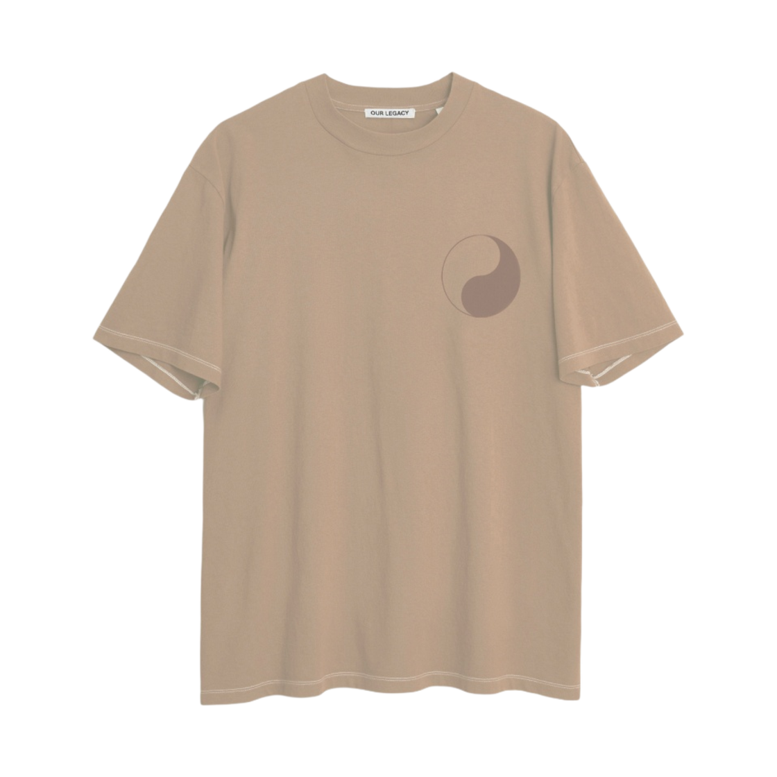 WS4216BHU Our Legacy Work Shop Box T-Shirt Hummus