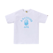 BAPE ABC Sea Surface Camo College T-Shirt White