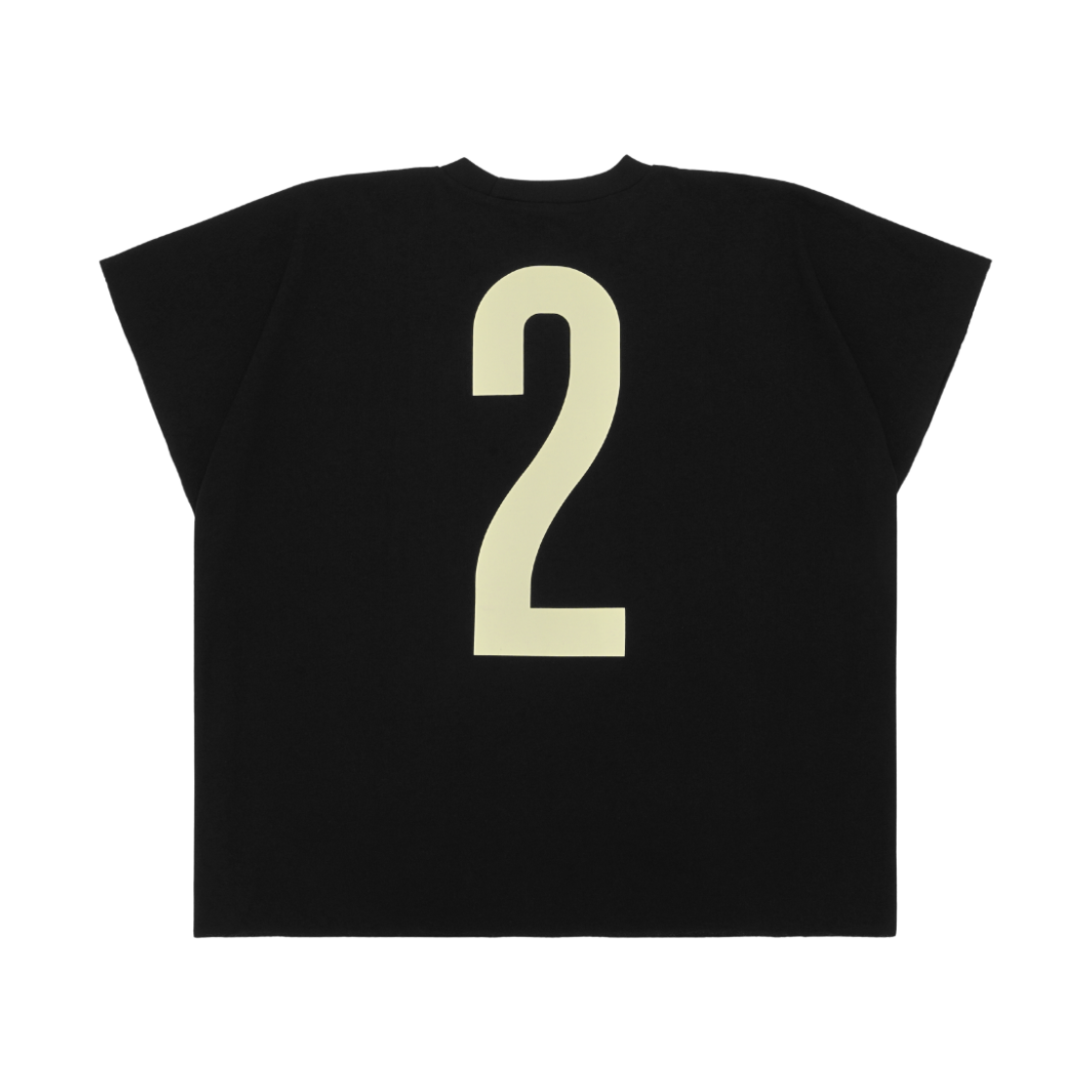 이지 투 박스 티셔츠 블랙 (벌처스 리스닝 익스피리언스 코리아 익스클루시브)(Yeezy Two Box T-Shirt Black (Vultures Listening Experience Korea Exclusive))
