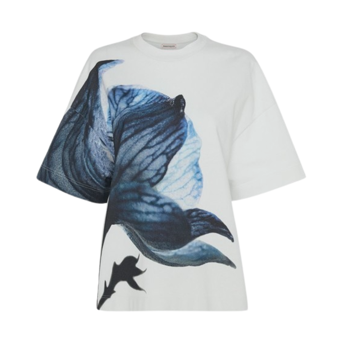 711364QZAGT0900 (W) Alexander Mcqueen T-Shirt White Blue