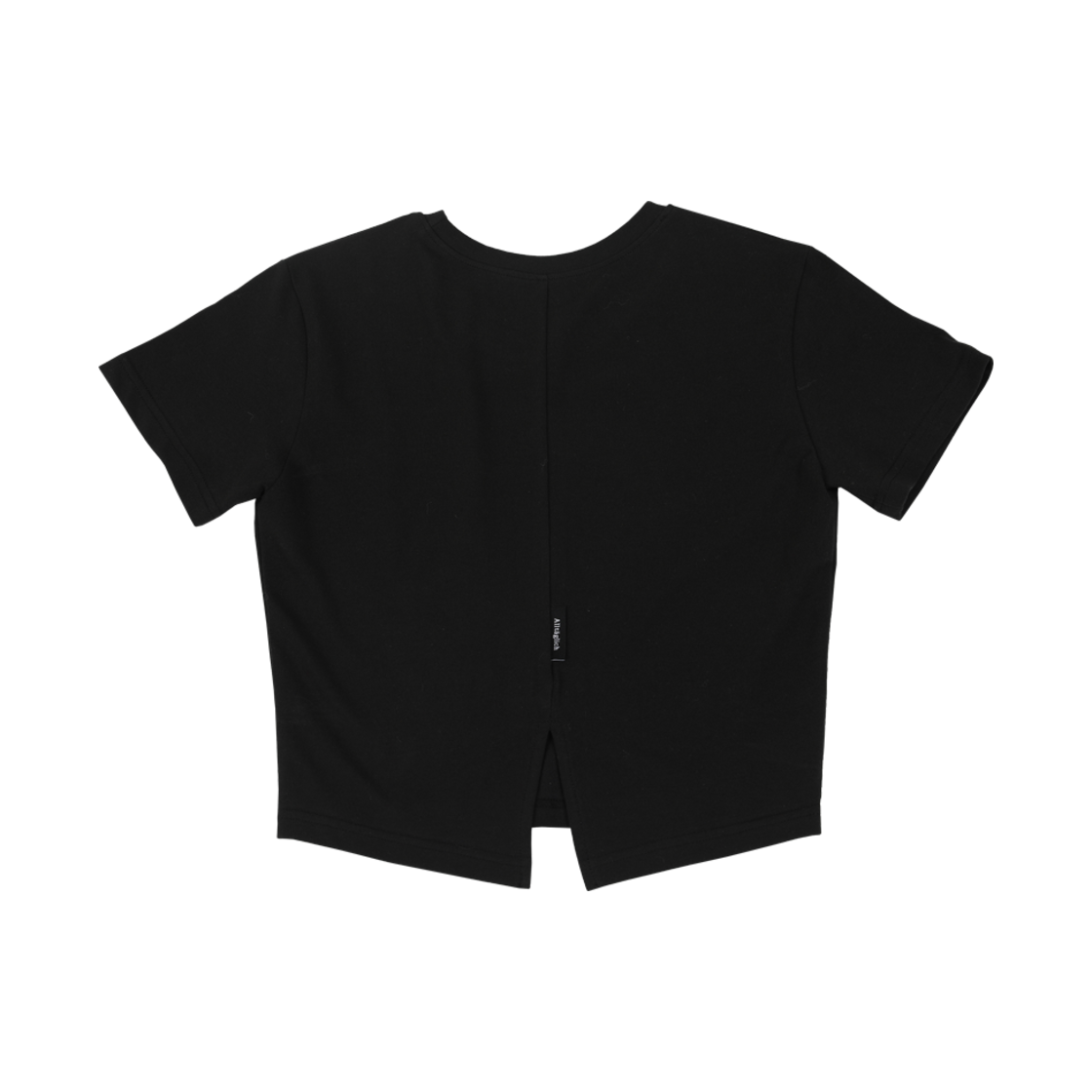 cmdanbk ALLTAGLICH Recycle Slit T-Shirts Slim Fit Black - 대표 이미지 #1
