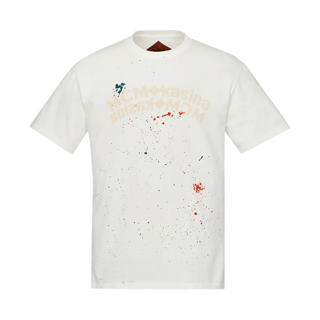 MCM x 카시나 코튼 저지 숏슬리브 티셔츠 화이트(MCM x Kasina Cotton Jersey Short Sleeve T-Shirt White)