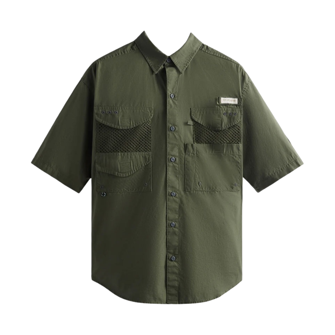키스 x 콜롬비아 PFG 숏슬리브 셔츠 서플러스 그린(Kith x Columbia PFG Short Sleeve Shirt Surplus Green) - 1