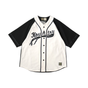 Kapital Baseball Bone Shirt Kinari Black