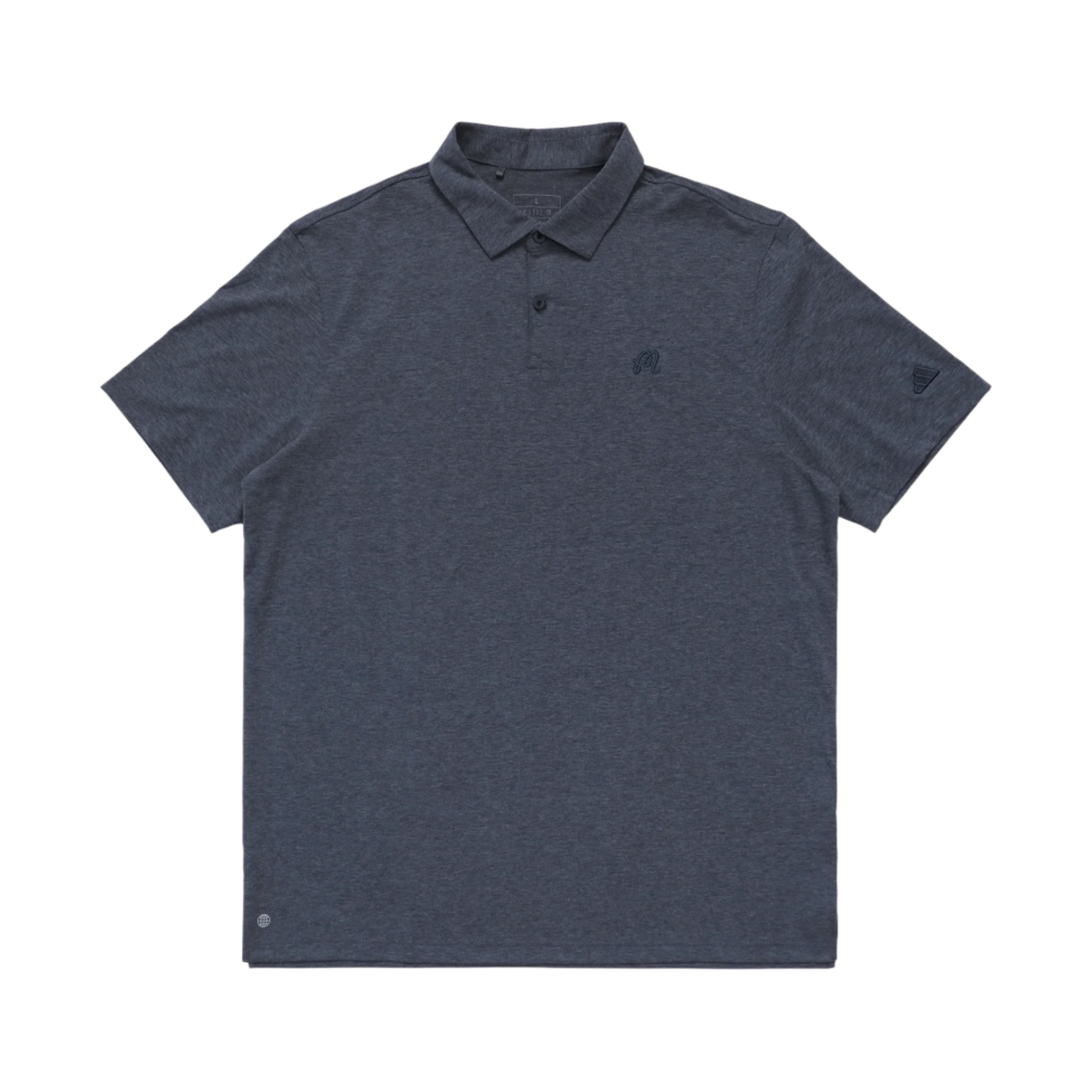 말본 골프 x 아디다스 고 투 폴로 컬리지에이트 네이비(Malbon Golf x Adidas Go-To Polo Collegiate Navy) - 1