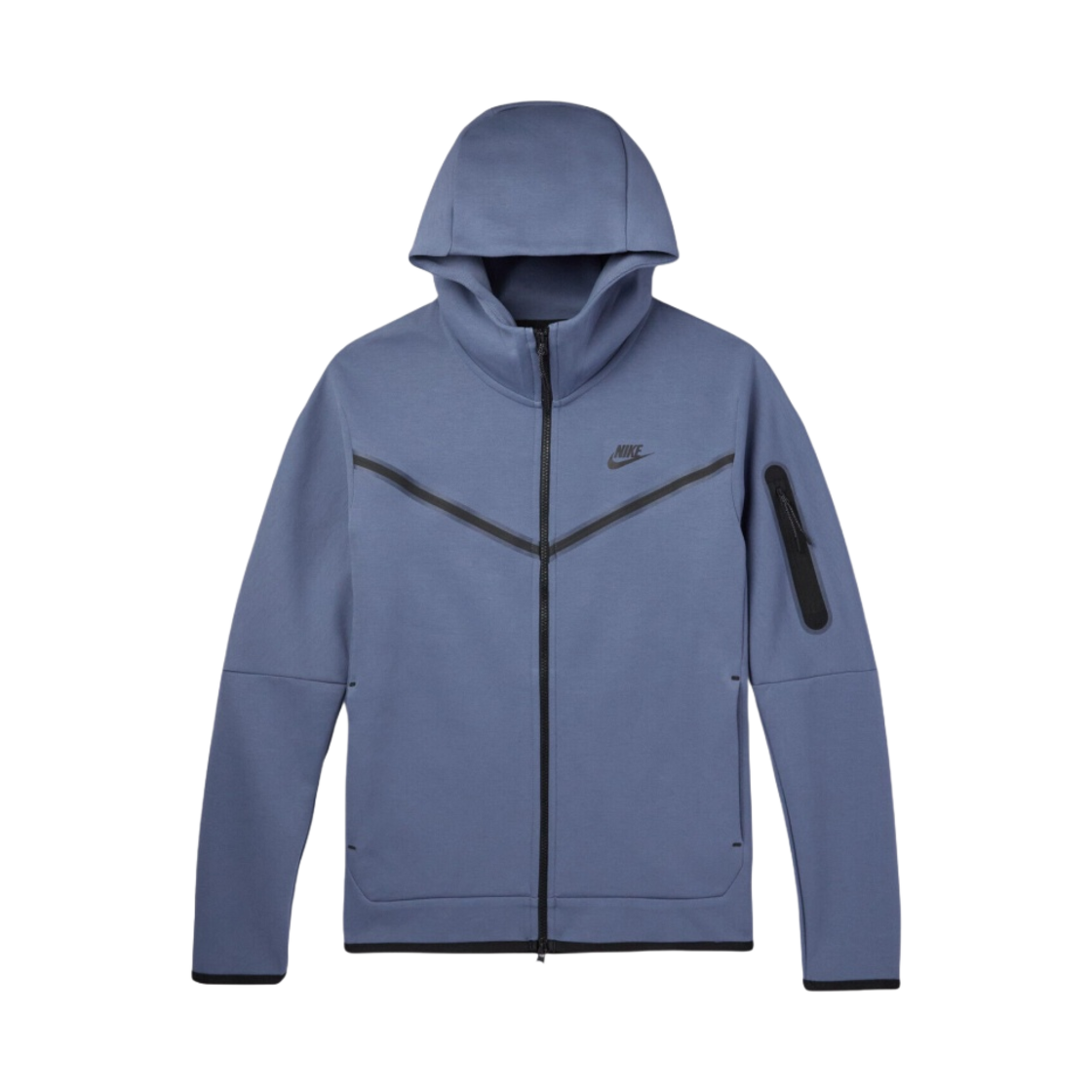 나이키 NSW 테크 플리스 풀 집 후드 디퓨즈드 블루 - 아시아(Nike NSW Tech Fleece Full Zip Hoodie Diffused Blue - Asia)