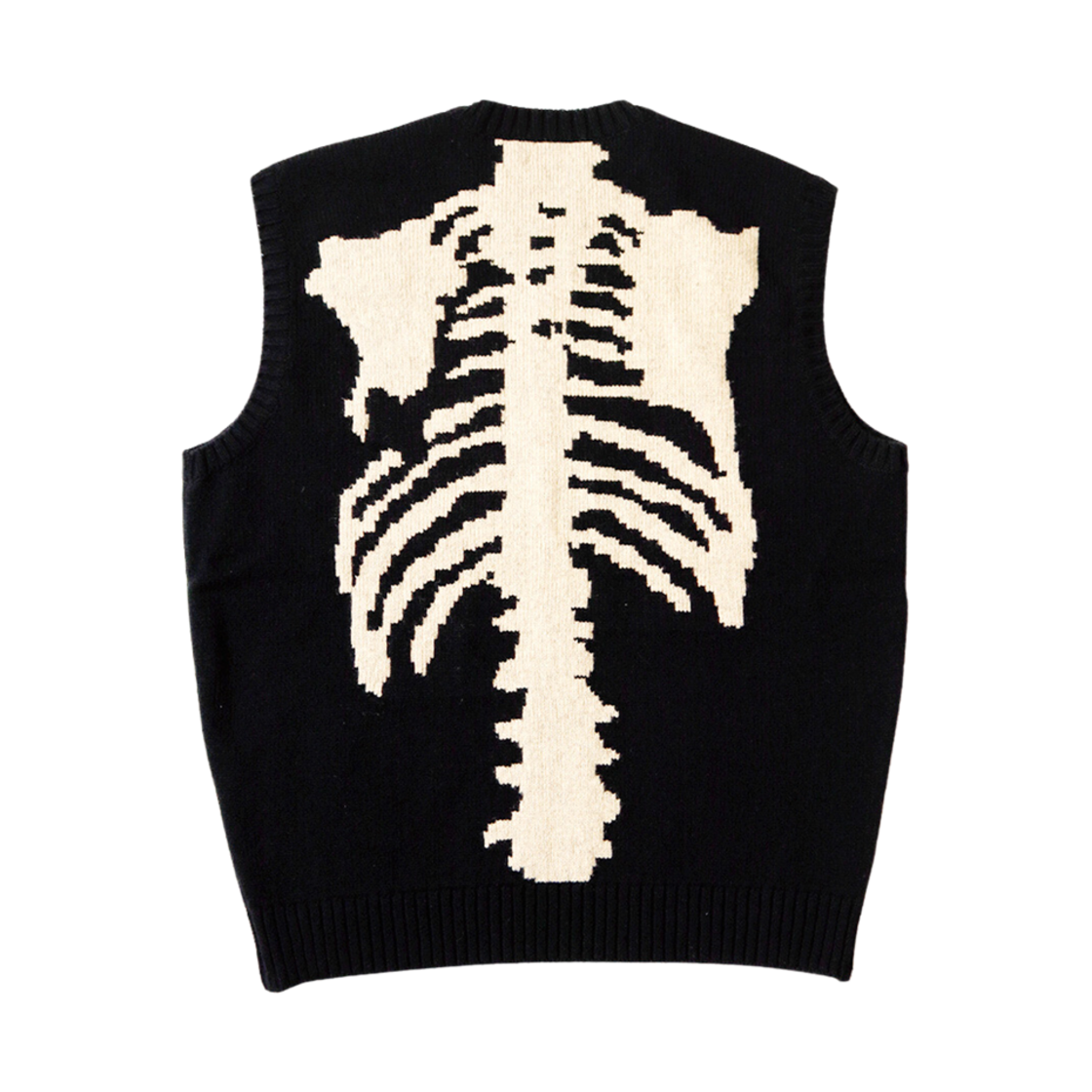 캐피탈 5G 울 본 베스트 블랙(Kapital 5G Wool Bone Vest Black)
