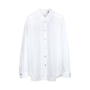 YOUCHE AR Creased Sun-grib Shirts White