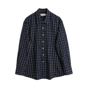 Our Legacy Above Shirt Dark Mediterranean Check
