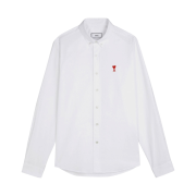 AMI de Coeur Oxford Shirt White Blanc
