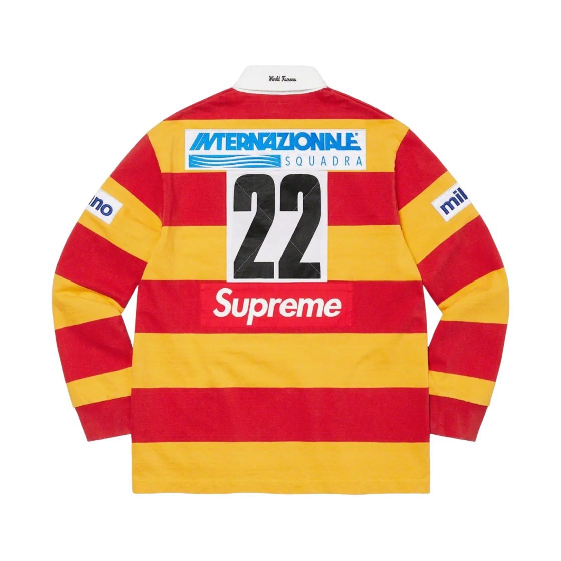 슈프림 스트라이프 럭비 레드 - 22SS(Supreme Stripe Rugby Red - 22SS) - 2