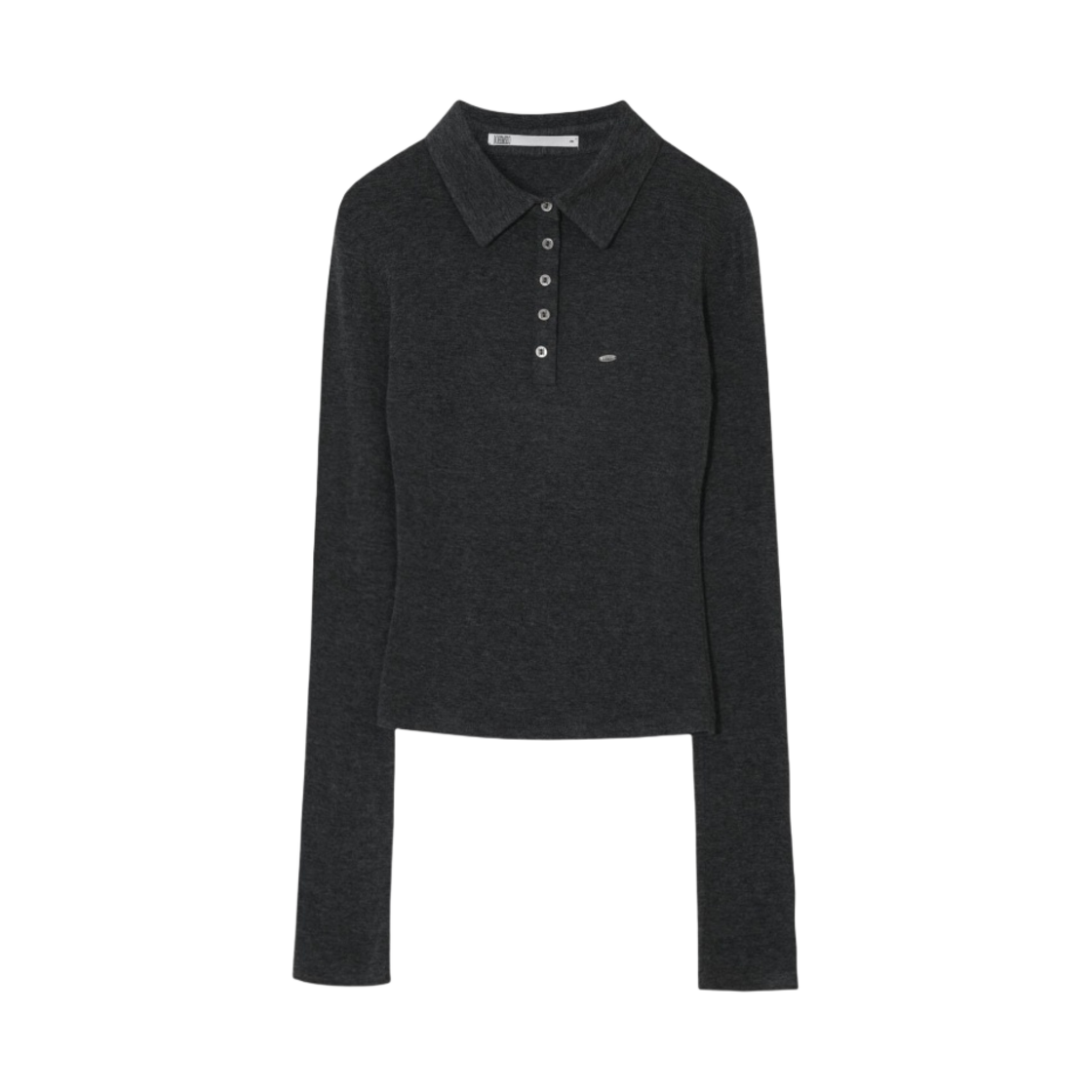 (W) 보헤미안 서울 소프트 하프 칼라 셔츠 차콜((W) Bohemian Seoul Soft Half Collar Shirt Charcoal)