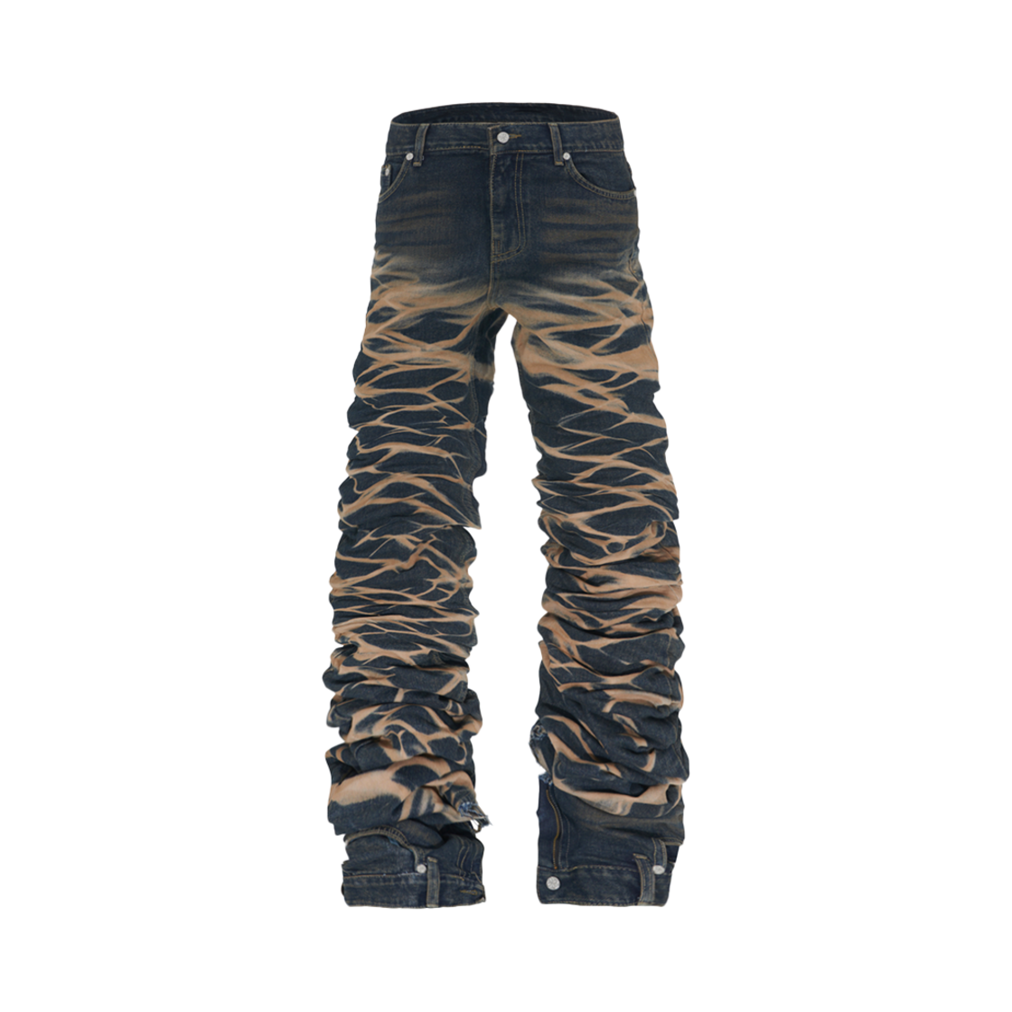 써저리 윤슬 롱 렝스 더블 진 빈티지 블루(Surgery Yoonseul Long Length Double Jeans Vintage Blue)