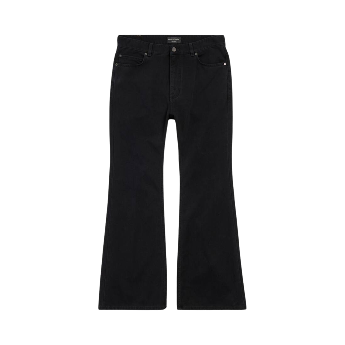 발렌시아가 플레어드 팬츠 블랙