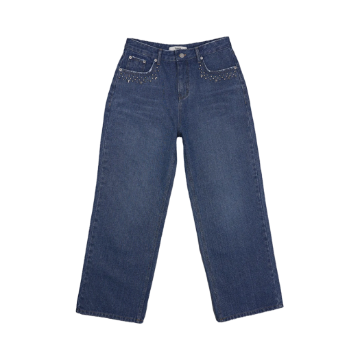 P0000DJU Dared Star Stud Sand Jeans