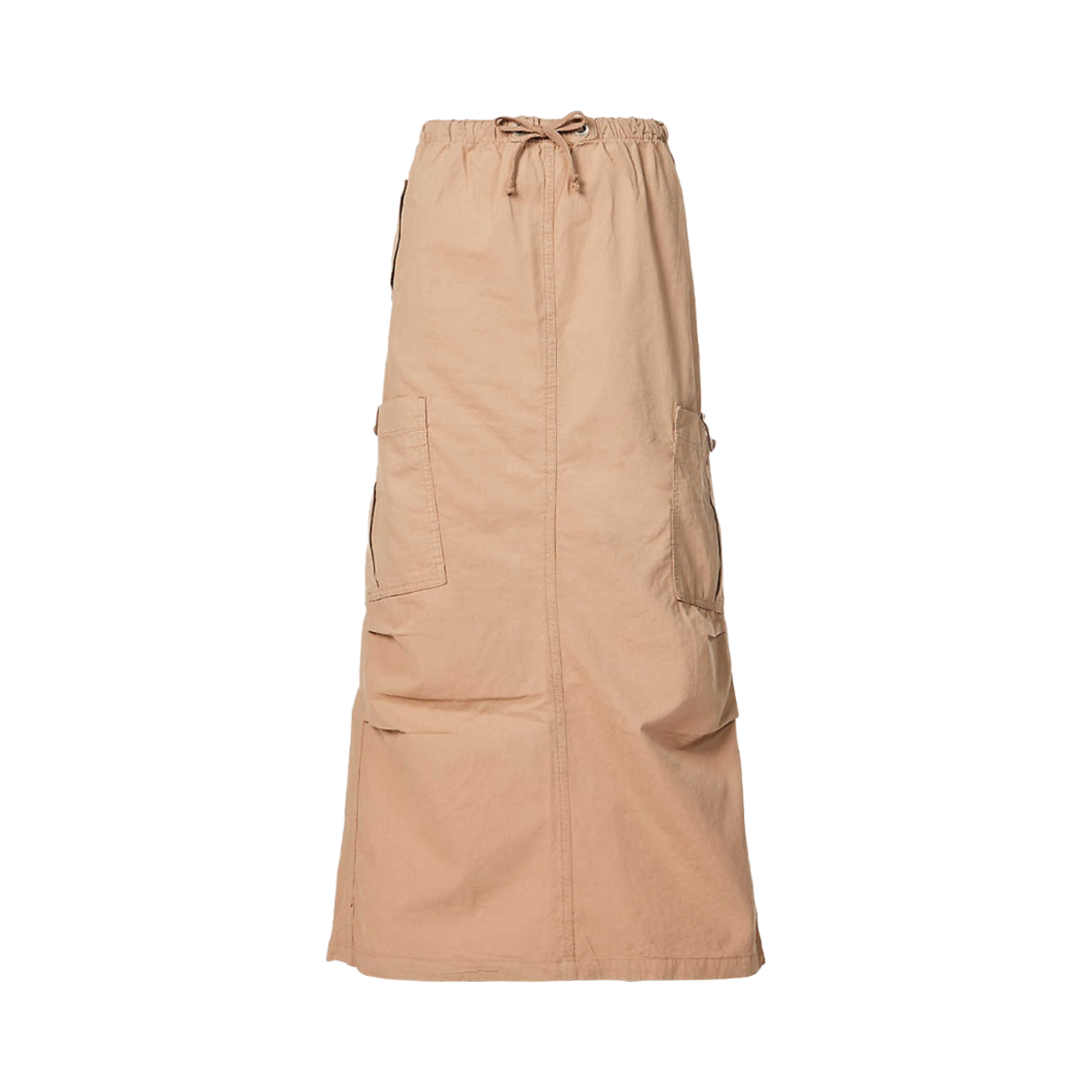 JWS2335 (W) Jaded London Petite Parachute Maxi Skirt Beige