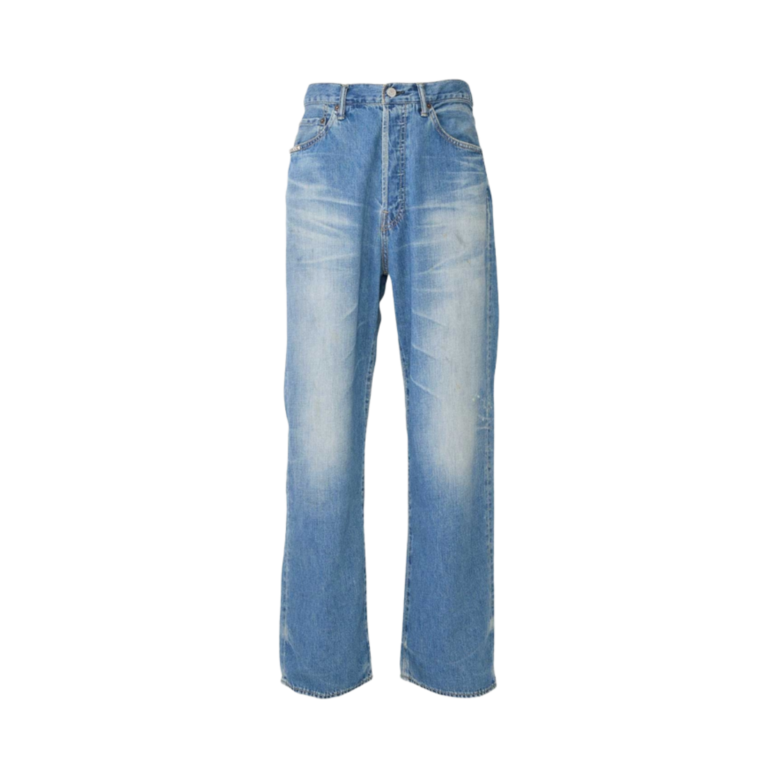 히스테릭 글래머 CH 프로세스드 배기 팬츠 다크 인디고 블루(Hysteric Glamour CH Processed Baggy Pants Dark Indigo Blue) - 1