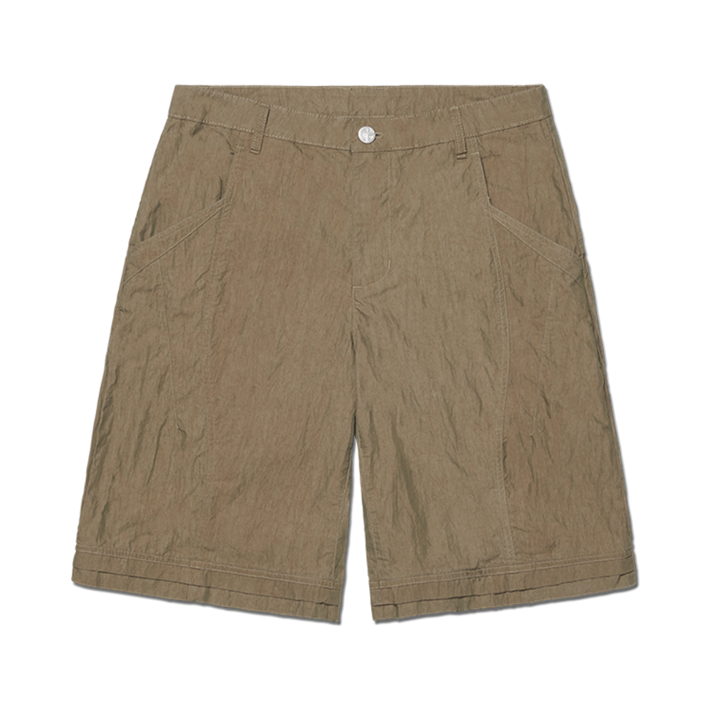 노매뉴얼 레이어 쇼츠 워시드 카키(NOMANUAL Layer Shorts Washed Khaki) - 1