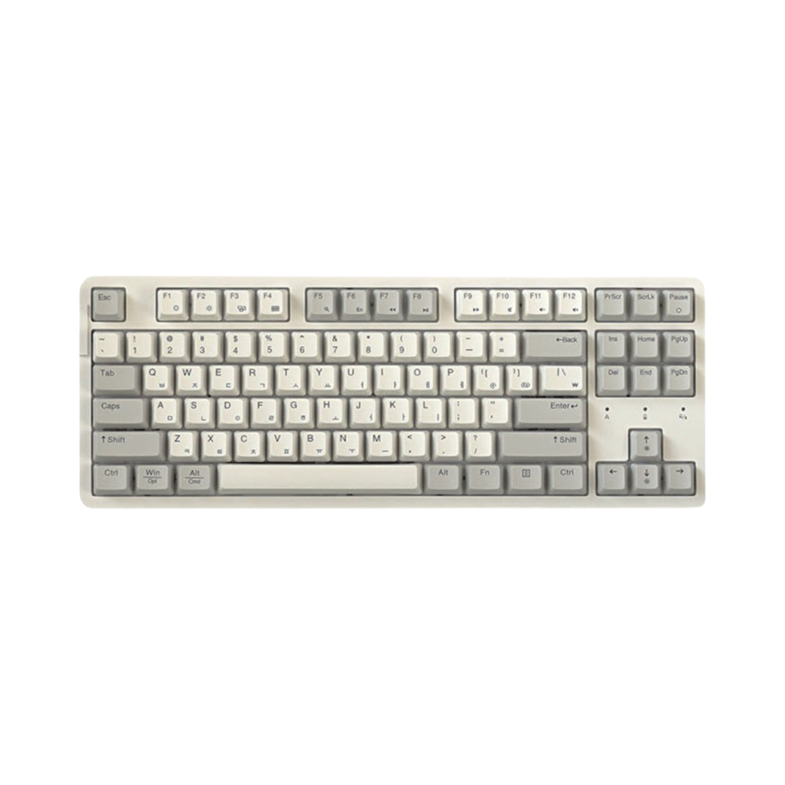 A87PRO Dareu A87 PRO Wired/Wireless 3Mode Gasket TKL Mechanical Keyboard Beige Low Noise Tactile Dye Sublimation Retro Beige Korean Layout (Korean Ver.)