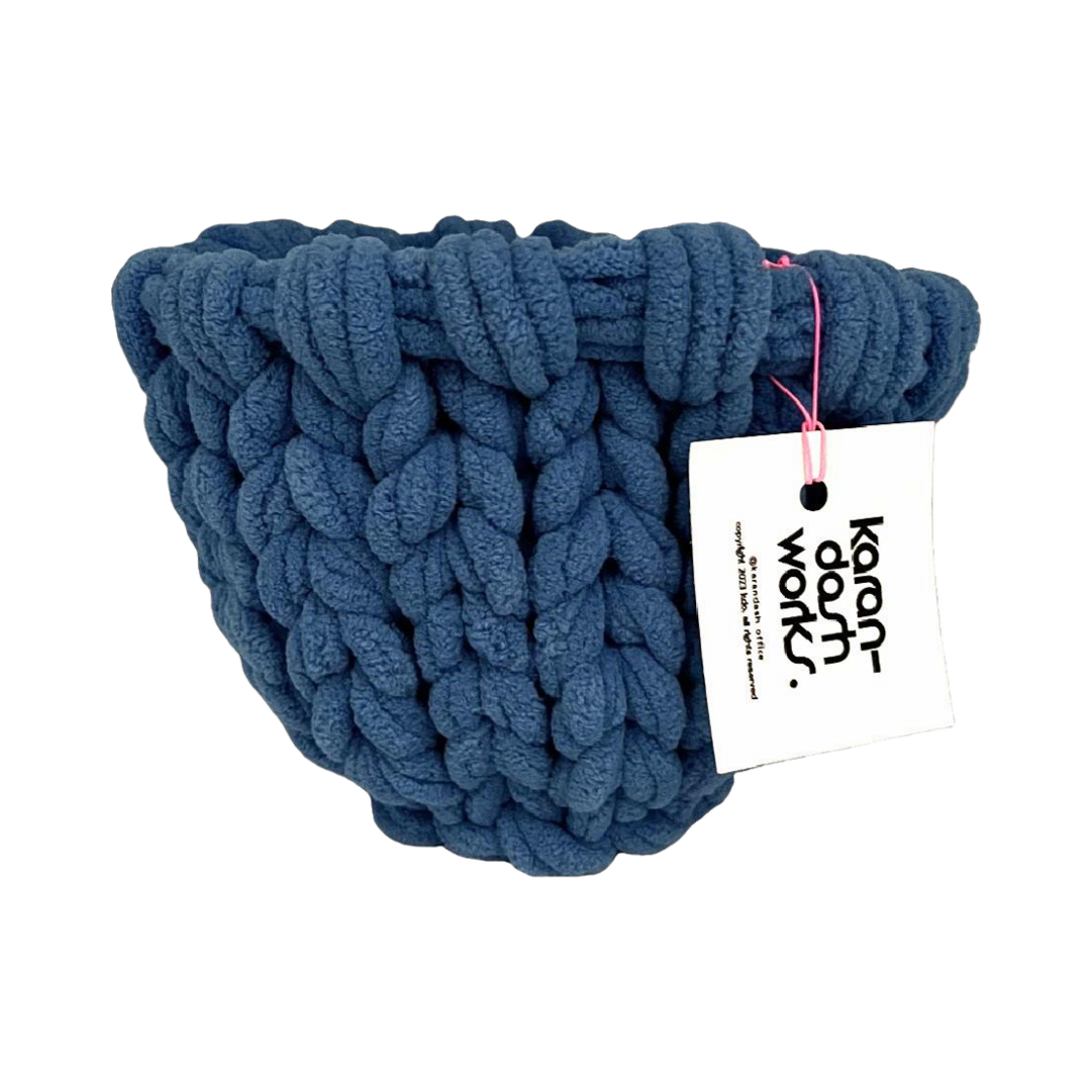 까란다쉬오피스 보송보송바구니 로얄블루(Karandash Office Pluffy Basket Royal Blue)