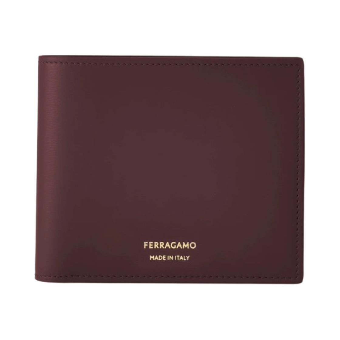 661329-771961 Ferragamo Classic Wallet with Coin Pocket Dark Barolo - 대표 이미지 #1