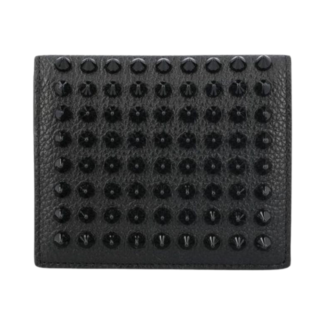 1165160CM53 Christian Louboutin Paros Spikes Wallet Black